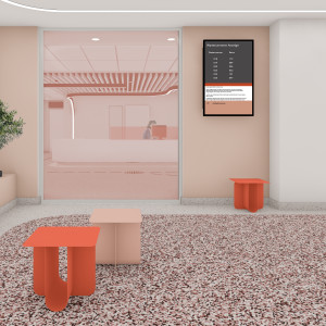 Eingangsbereich Klinikum, konzeptionelle Planung